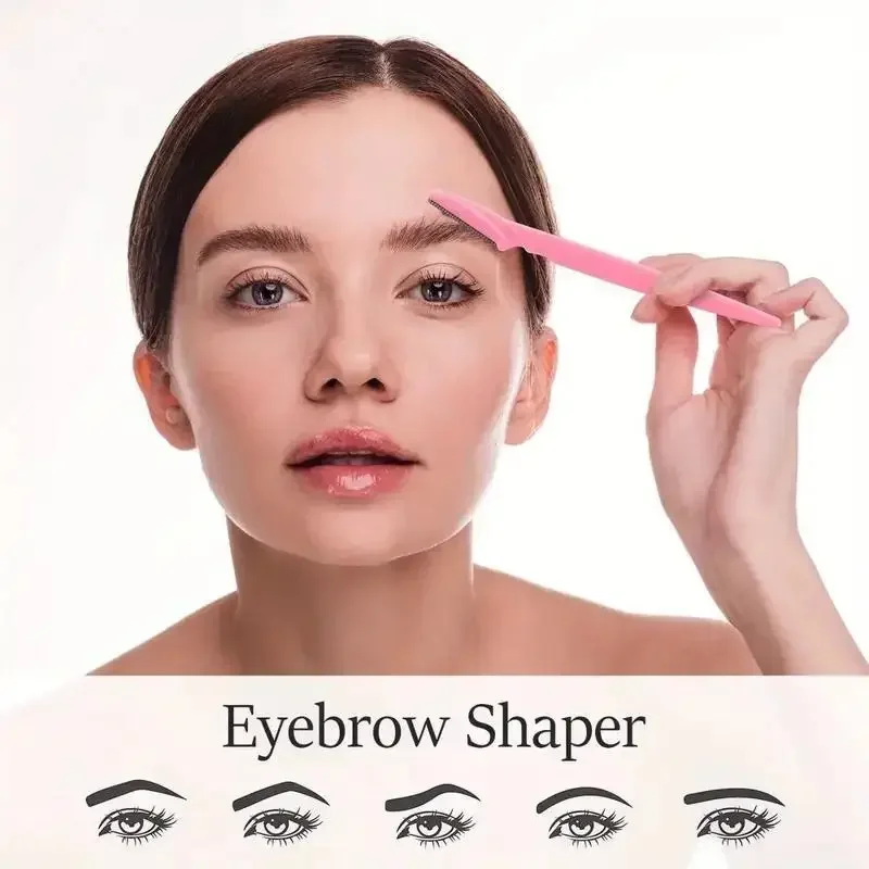 Recortador de cejas portátil con cuchillas para rostro