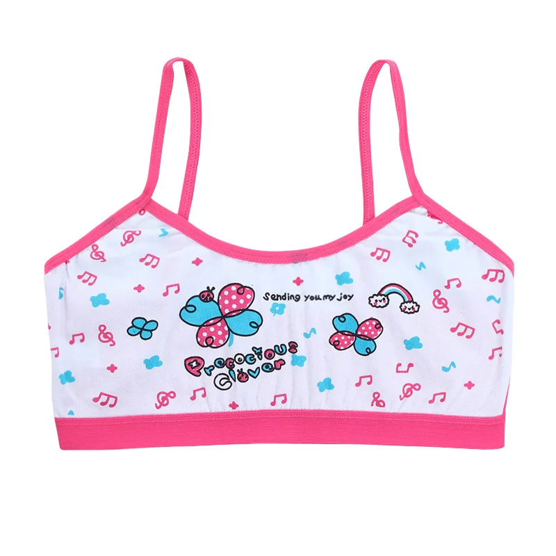 Purbery Sujetadores de entrenamiento infantil con estampado floral