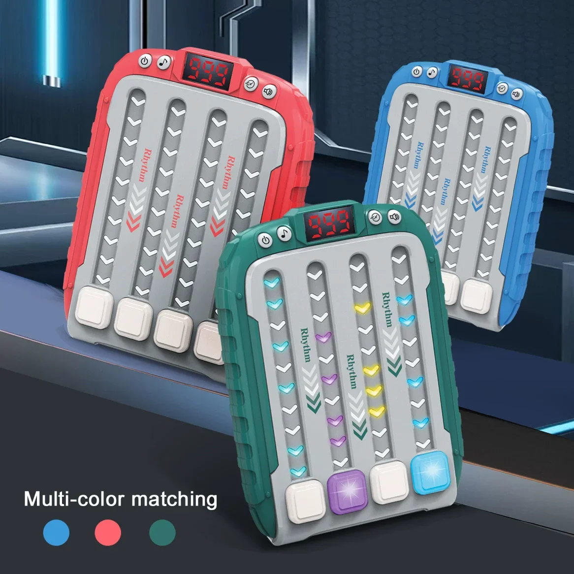 Puzzle musical iluminado, juguete sensorial para niños
