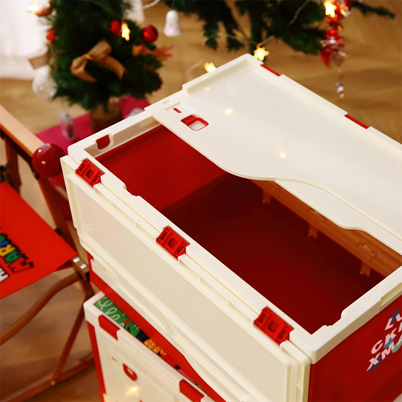 Silla plegable infantil con temática navideña y almacenaje - imagen 4