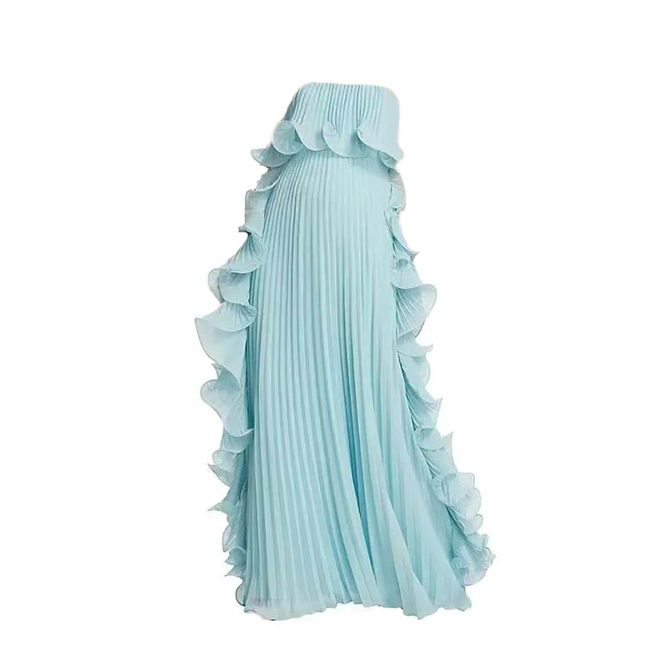 Vestido de maternidad en gasa para fotografía prenatal