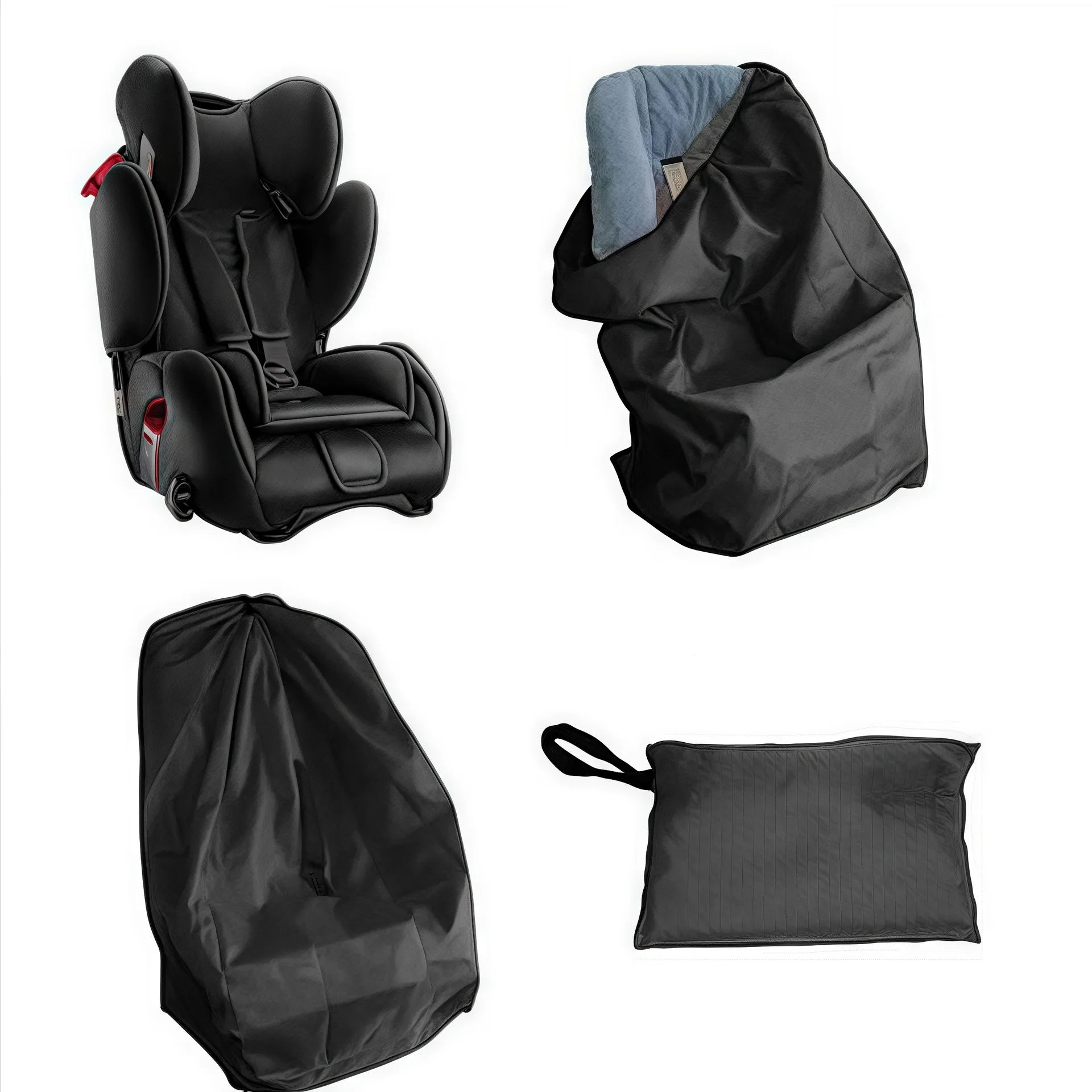 Bolsa organizadora para cochecito con funda antipolvo - imagen 4