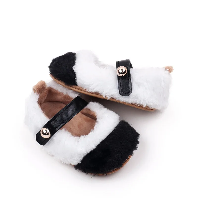 Zapatillas de bebé antideslizantes felpa cálida para otoño-invierno - imagen 3