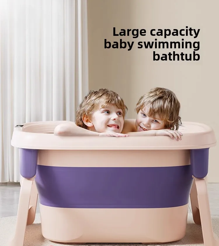 Bañera de baño plegable para bebé y niño recién nacido - imagen 3