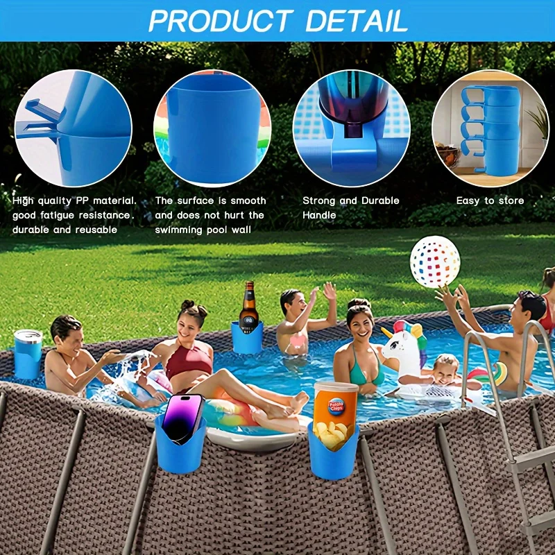 Portavasos flotante infantil para piscina – Soporte de bebidas - imagen 3