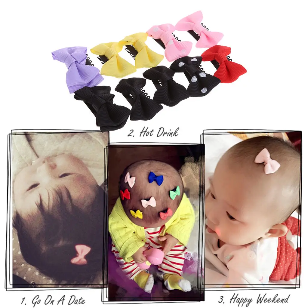 Pack de mini pinzas para distintos peinados