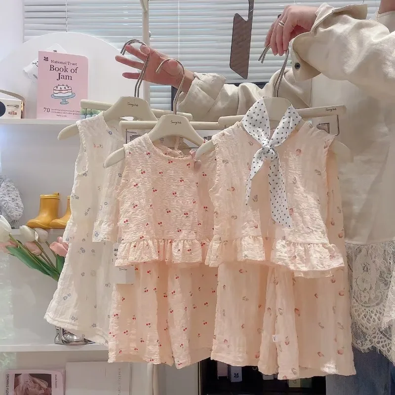 Vestido de princesa con chaleco para niña – Verano - imagen 3