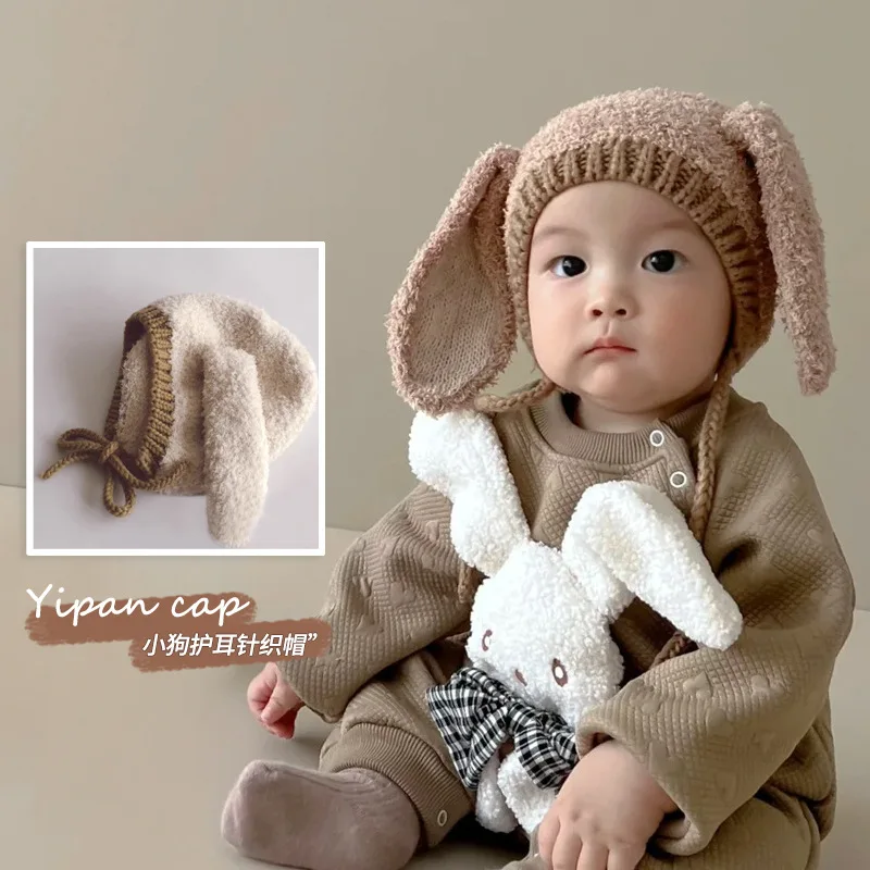 Gorro con orejas para bebé recién nacido – Felpa suave para fotos
