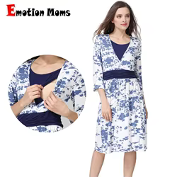 Vestido premamá con estampado - Ideal para verano