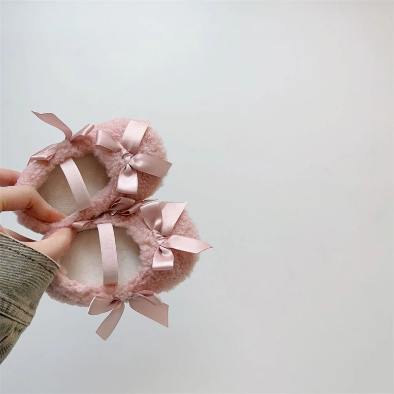 Zapatos primeros pasos antideslizantes suela blanda para bebé de invierno - imagen 2