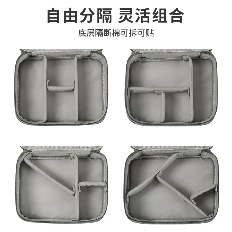 Bolsa organizadora de cables impermeable USB portátil para viajes - imagen 4