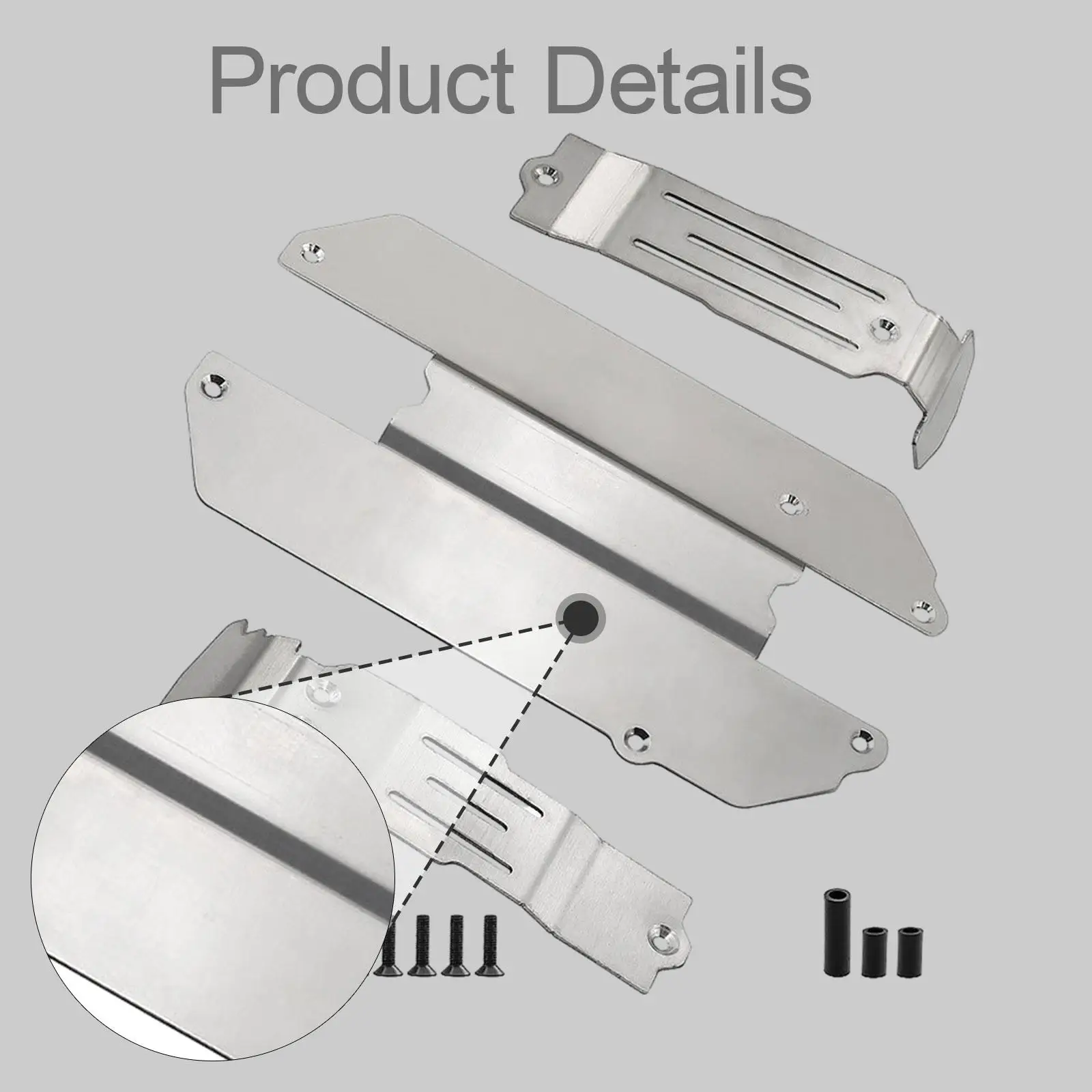 Mini 1: protectores de chasis resistentes para crawler RC - imagen 5