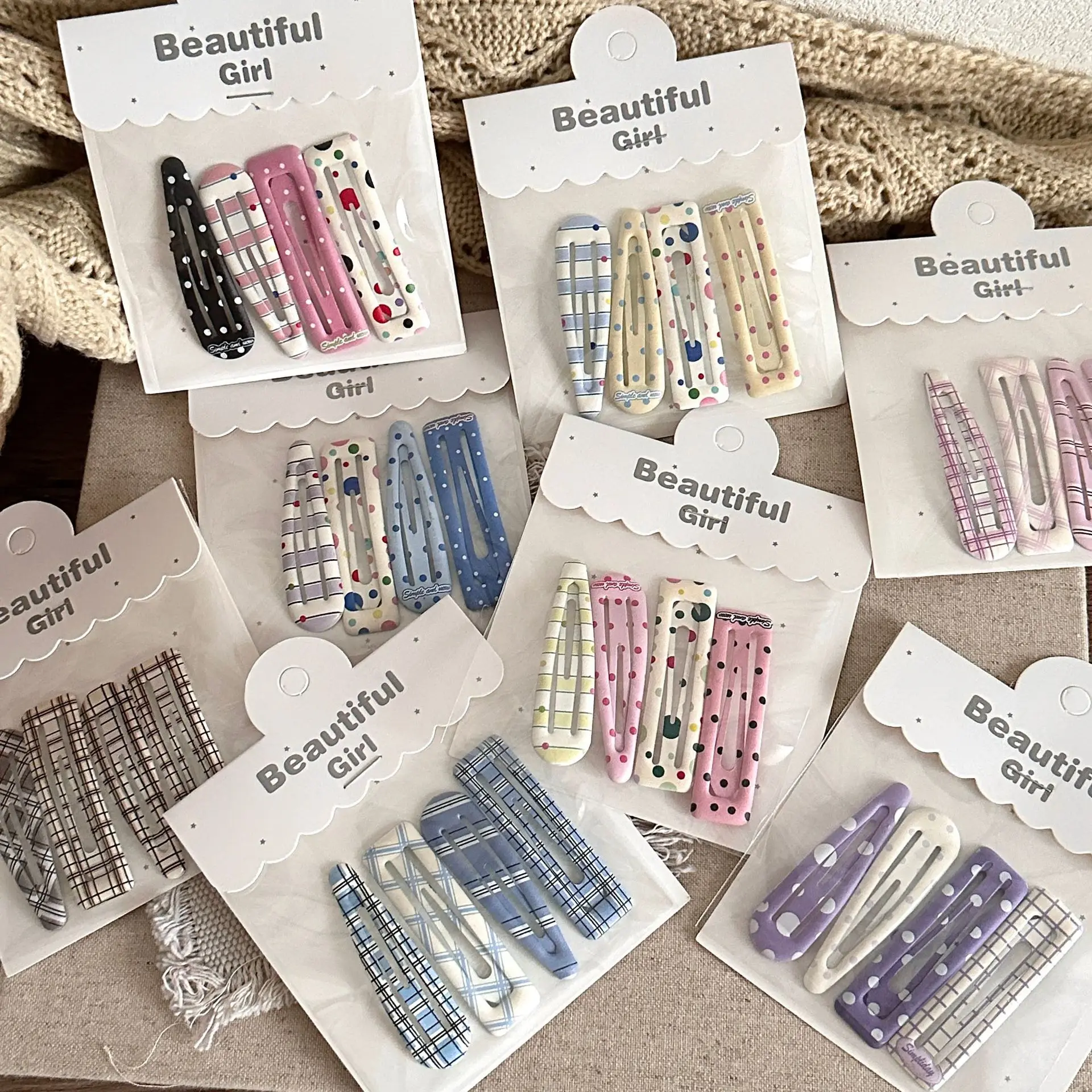 Pinzas con borde cuadrado para baby's y niños