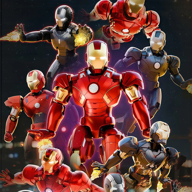 Figura de acción Iron Man coleccionable de los Vengadores - imagen 4