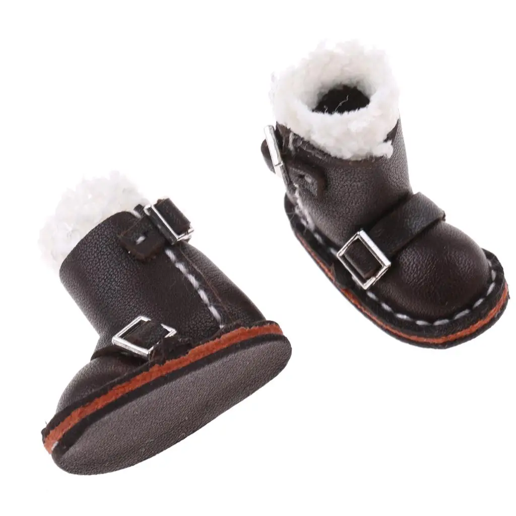 Botas para muñecas Blythe de piel sintética con hebilla y encaje - imagen 5