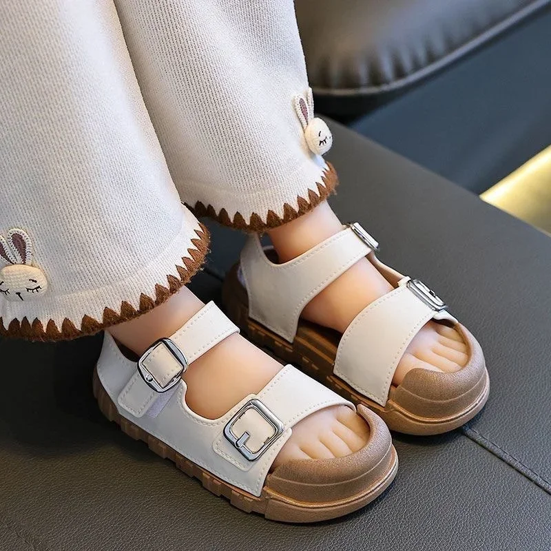 Sandalias infantiles de suela flexible con estilo escolar para verano - imagen 5