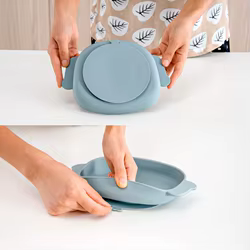 Plato de silicona con ventosa para bebés – Antideslizante y seguro