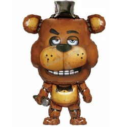 Globos con número de cumpleaños FNAF, decoración en aluminio