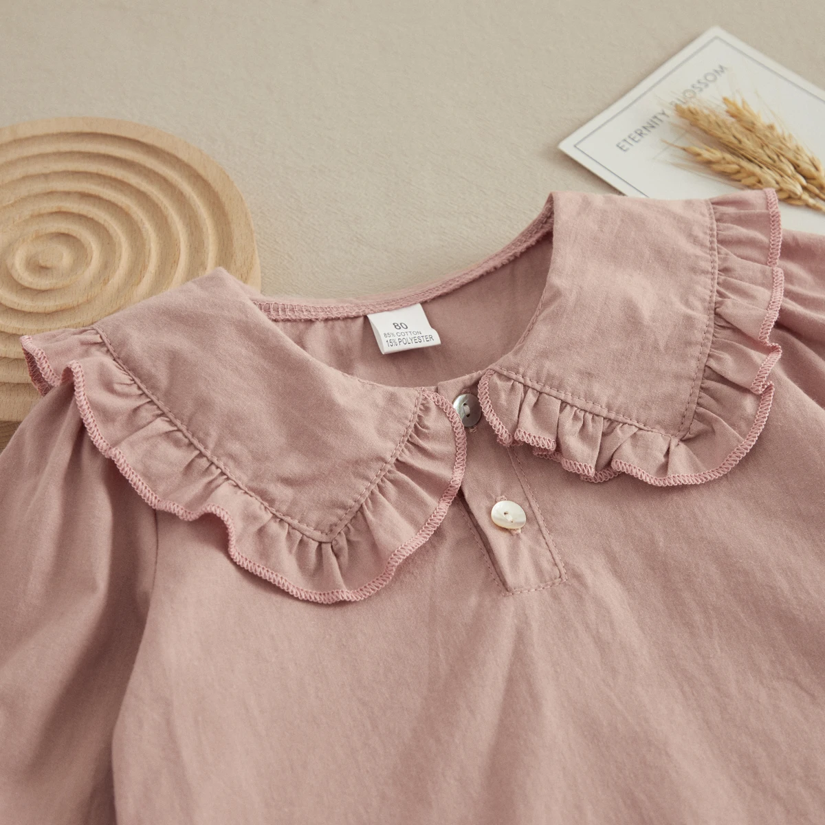 Blusa manga larga infantil VISgogo – Cuello redondo para niño - imagen 3