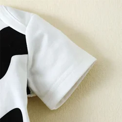 Pelele verano bebé recién nacido – Estampado de vaca con sombrero