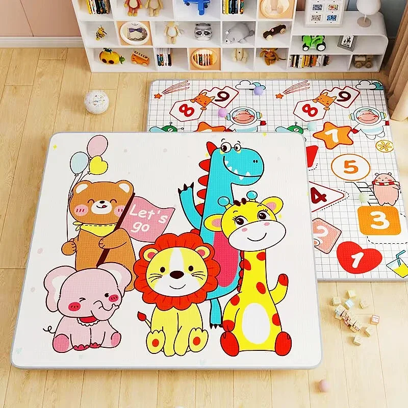 Alfombra de juego acolchada no tóxica para bebés – actividades - imagen 4