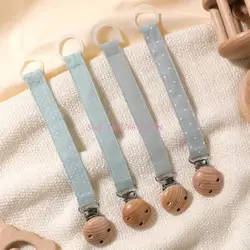 Cadena para chupete de bebé con mordedor calmante de agarre