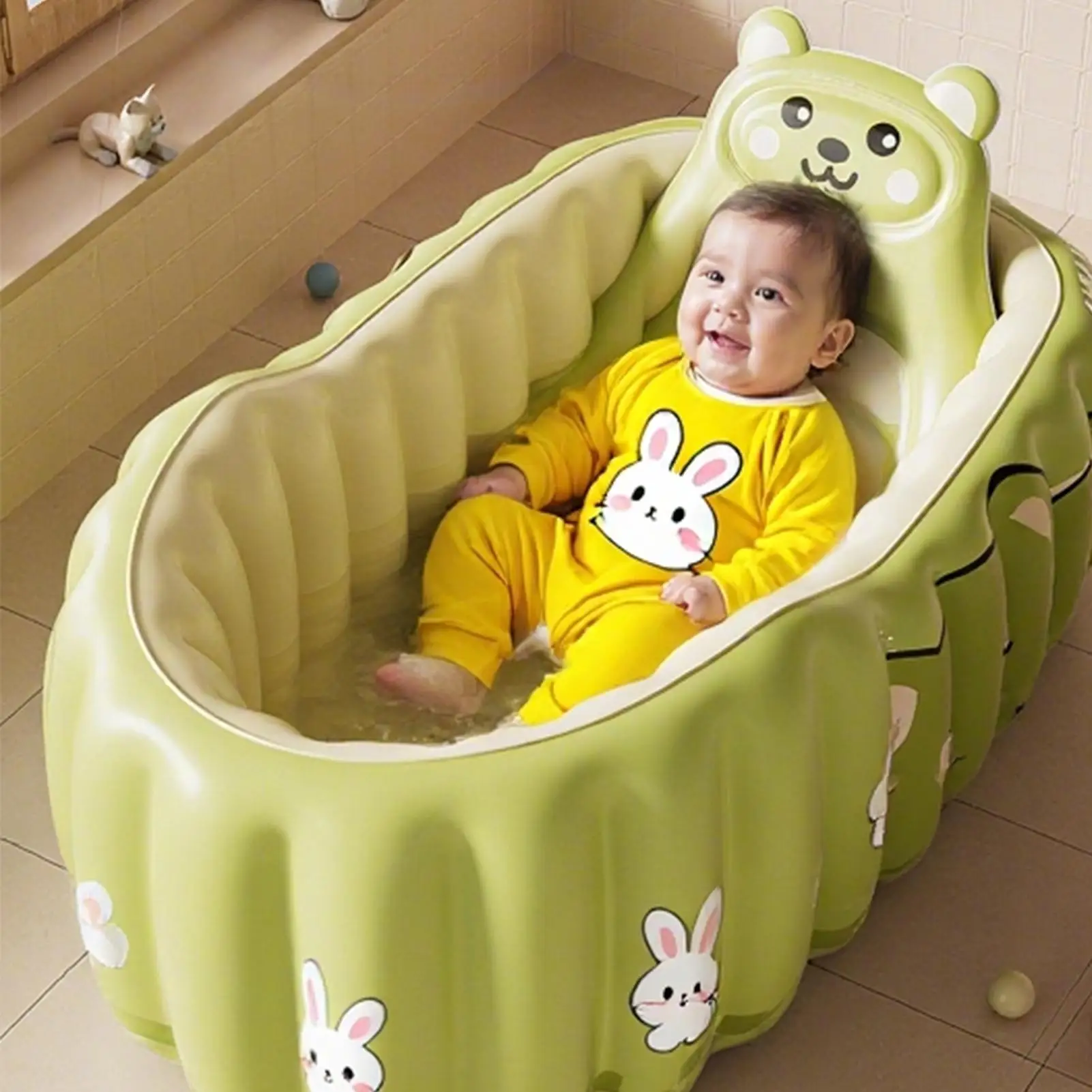 Piscina inflable portátil para exteriores y viajes