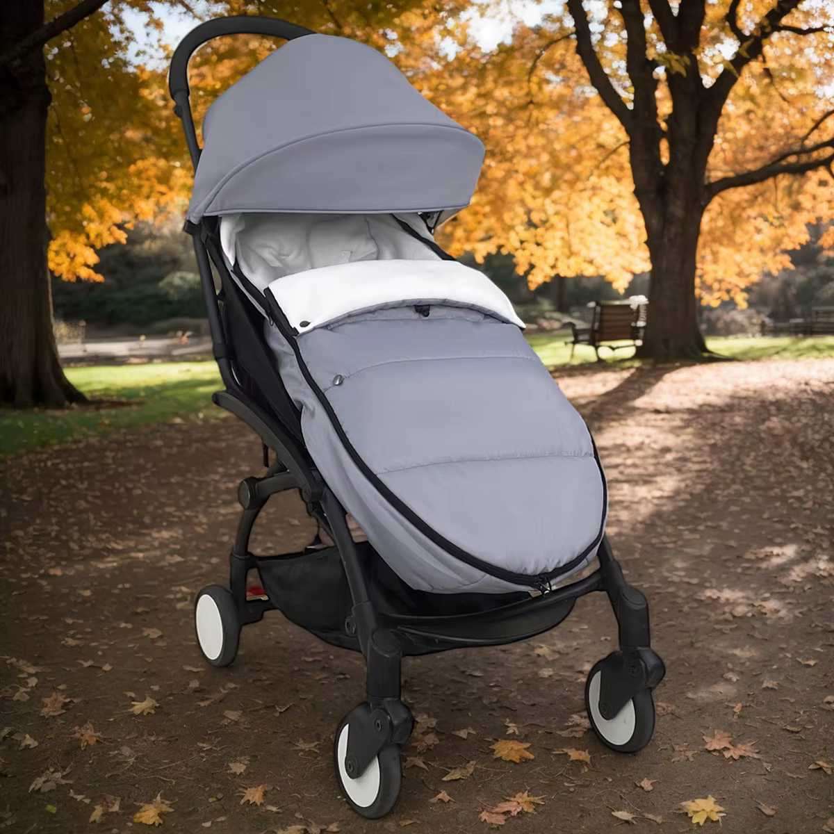 Saco sordo Universal para cochecito de bebé – Cálido e impermeable - imagen 2