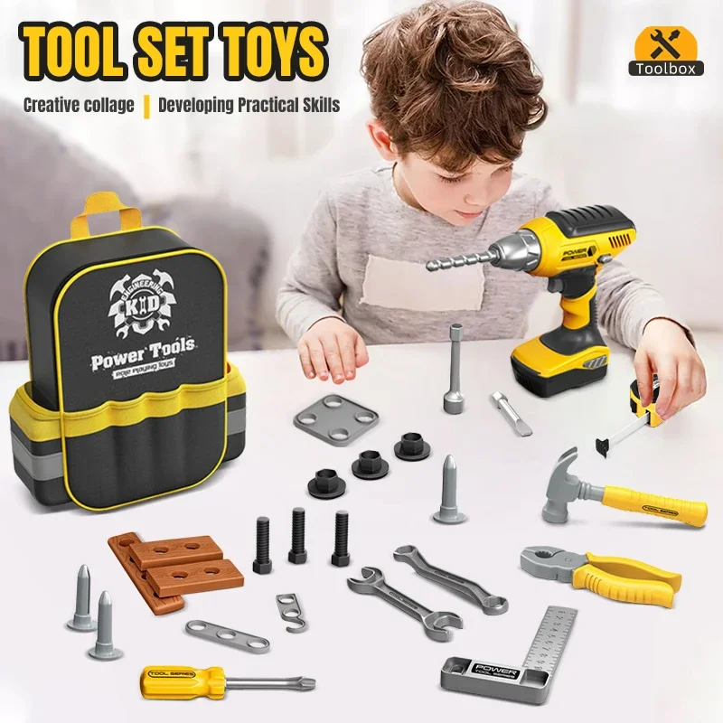 Kit de herramientas de reparación infantil – Juego educativo DIY - imagen 2