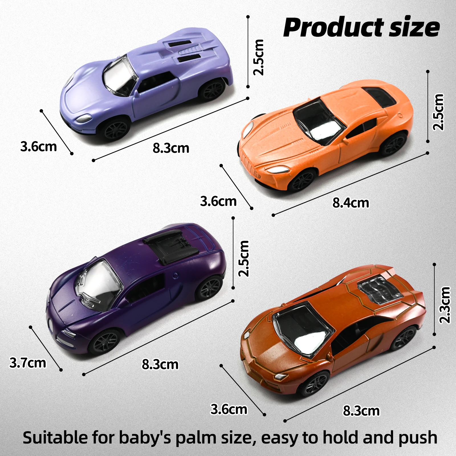 Mini coche térmico que cambia de color por temperatura resistente - imagen 5