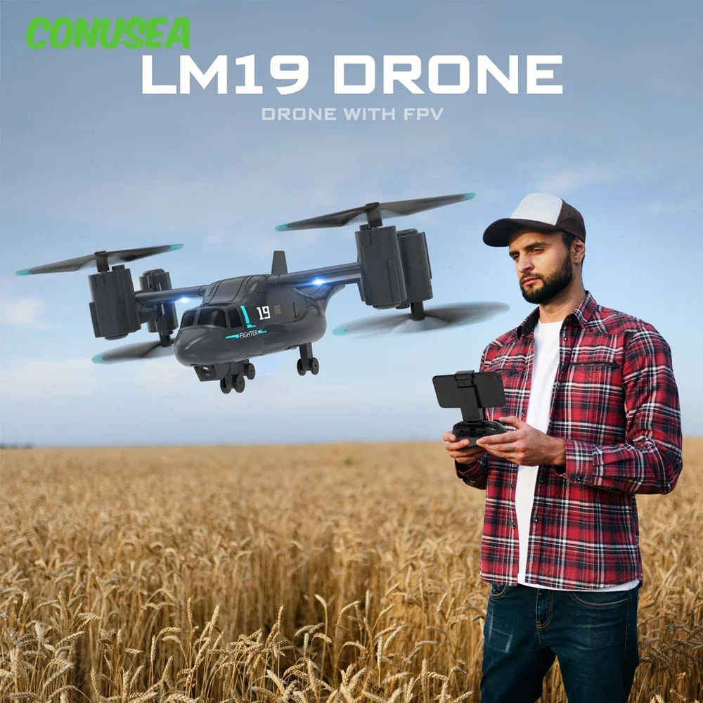 LM19 Dron RC WiFi FPV con cámara teledirigido para niños - imagen 2
