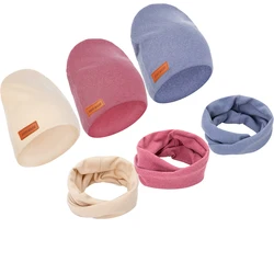 Set gorro y bufanda de cachemir suave para bebé recién nacido