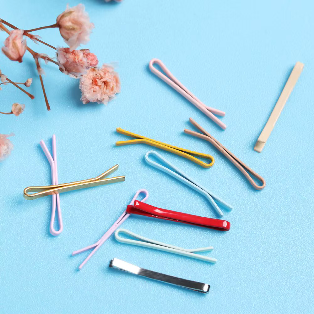Mini clips metálicos para pelo infantil - Accesorio DIY