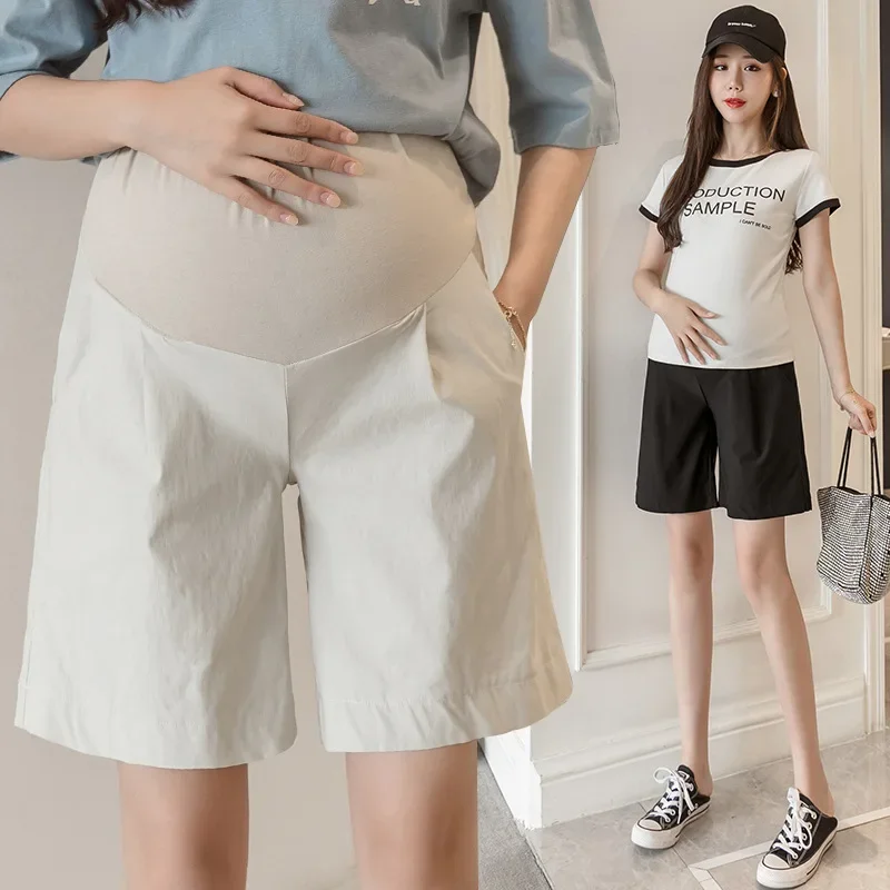 Pantalones premamá de lino para verano cómodo y transpirable - imagen 5