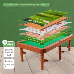 Juego de billar multideporte de mesa con pelota interactiva