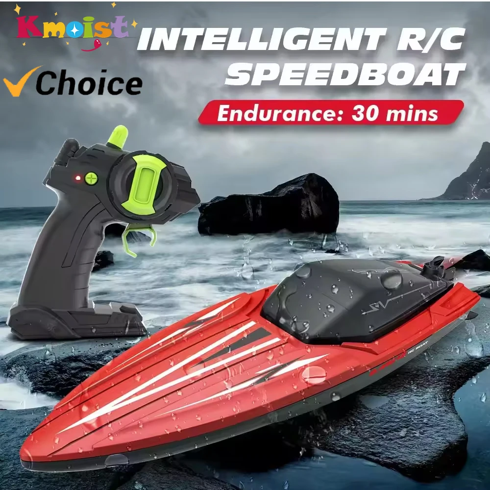 Barco RC teledirigido para niños recargable rápido en exteriores