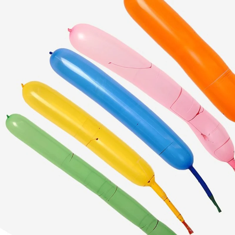 Globos largos de látex con sonido para decoración de cumpleaños - imagen 5