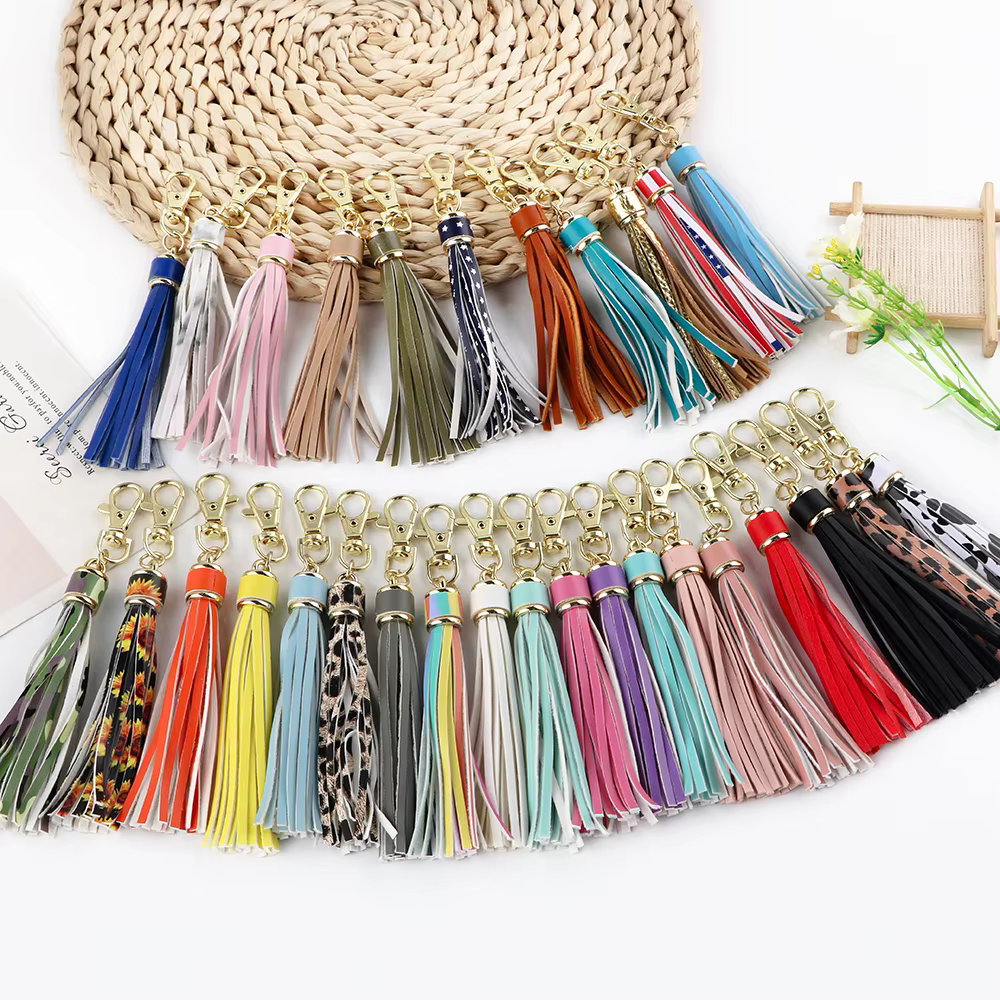 Borlas de cuero decorativas para mochila infantil - imagen 5