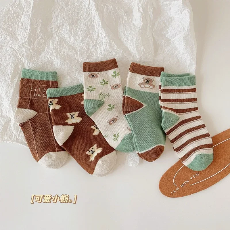 Calcetines de algodón suave para bebés y niños – Estampados animados - imagen 4