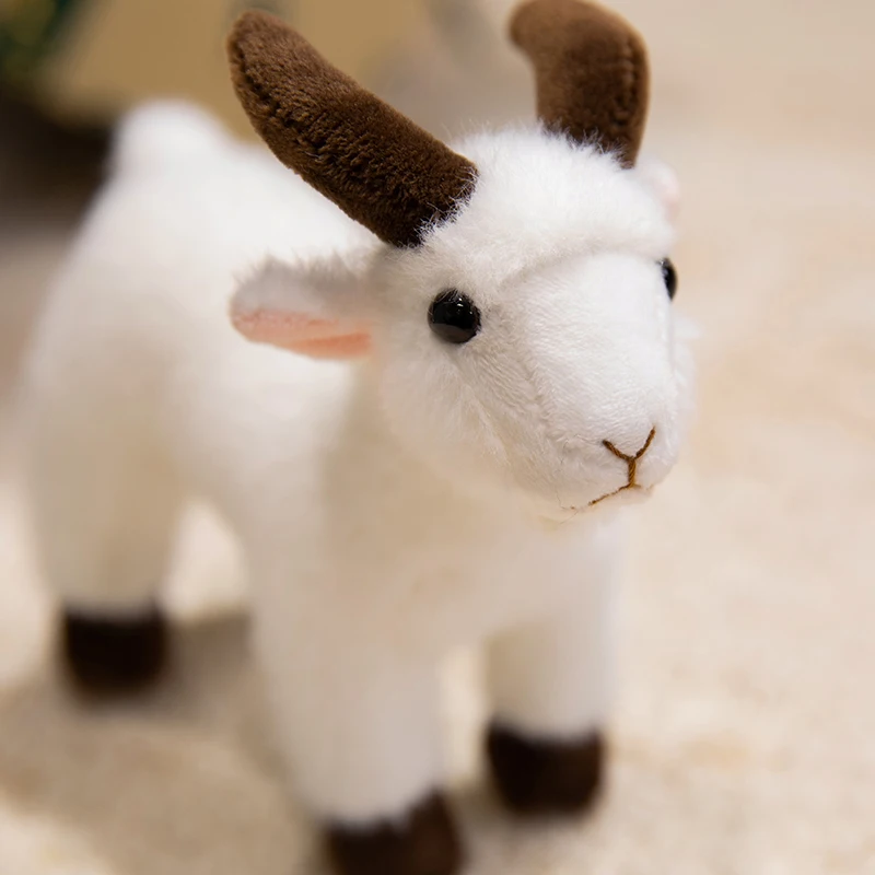 Ranch Animal Series peluche de cabra montaña colgante negro - imagen 4