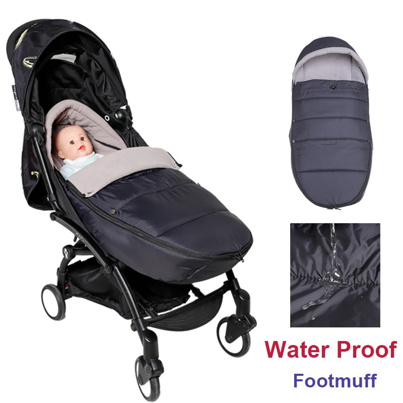 Saco pies cochecito universal – Algodón impermeable y cálido - imagen 5