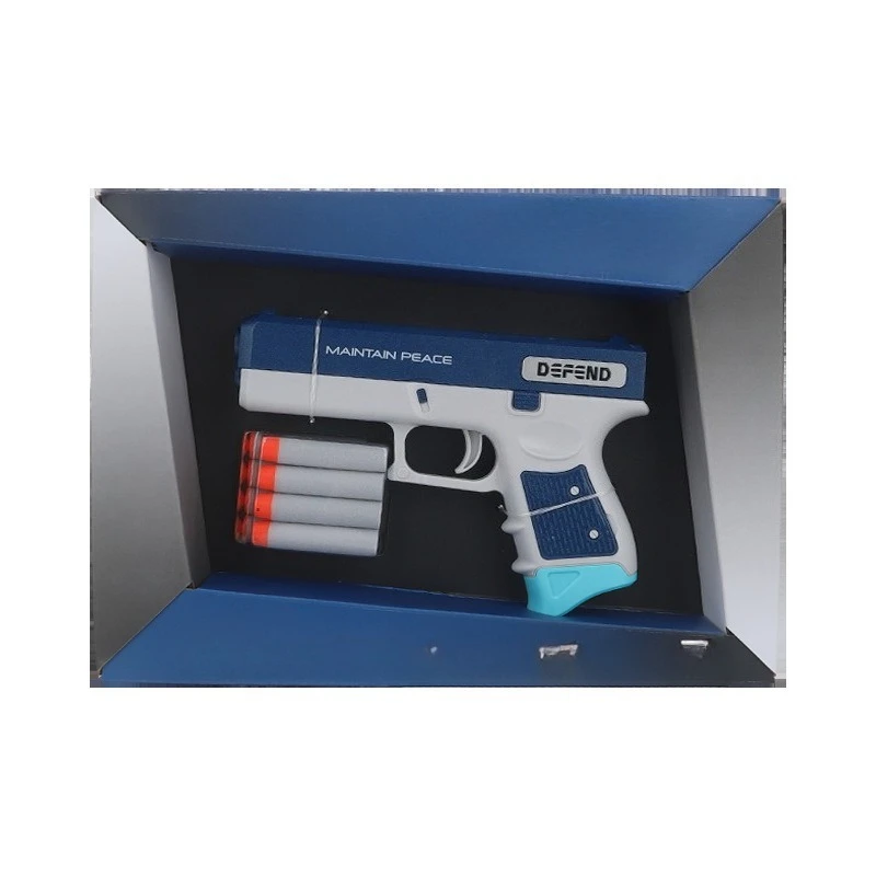 Pistola de dardos de espuma infantil – Juego de lanzamiento interior