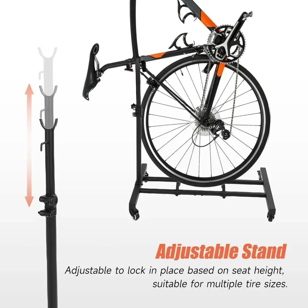 Soporte vertical ajustable para bicicletas de montaña y carretera - imagen 5