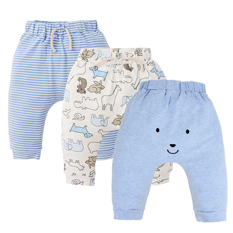 Pack 3 pantalones de algodón con estampado dinosaurio para niños 1-3 años - imagen 2