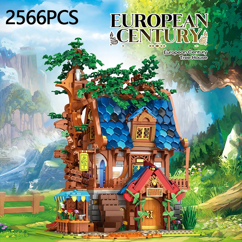 Juego de construcción medieval para niños – Casa del árbol urbana