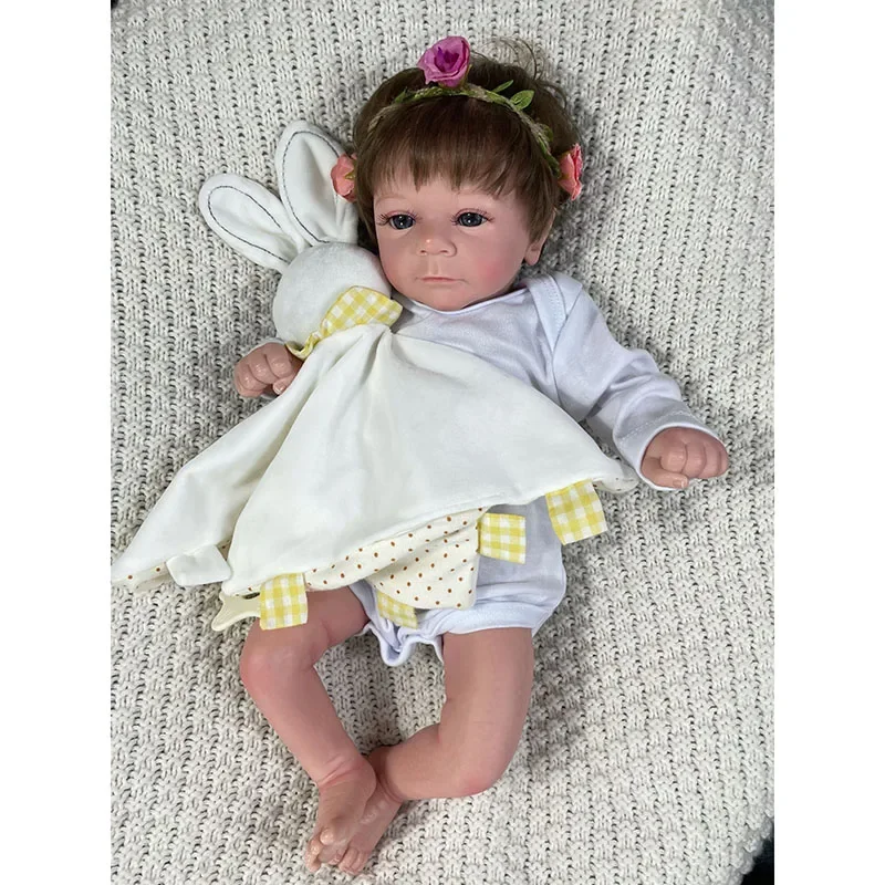 Muñeca reborn Felicia con piel 3D, tacto suave y pelo de raíz - imagen 3