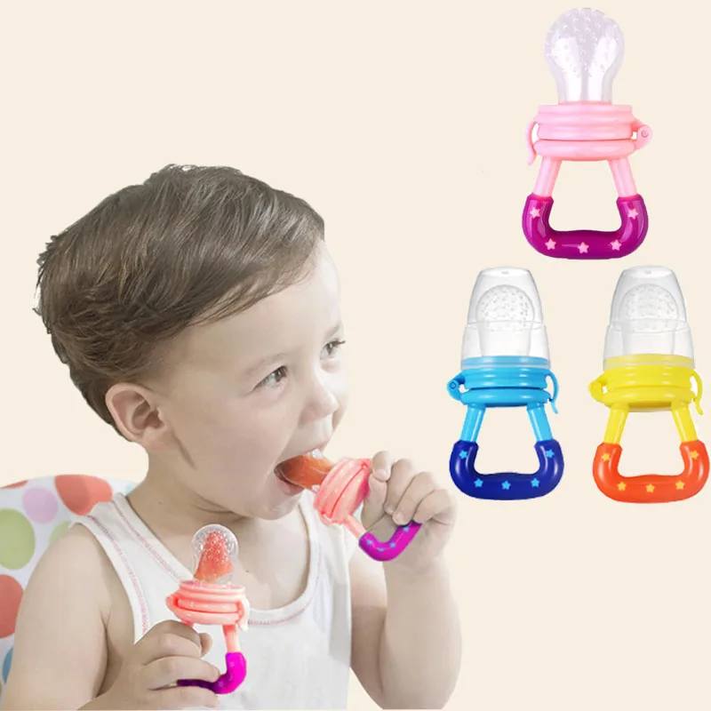 Alimentador de fruta de silicona para bebés – Alivia molestias de dentición - imagen 2