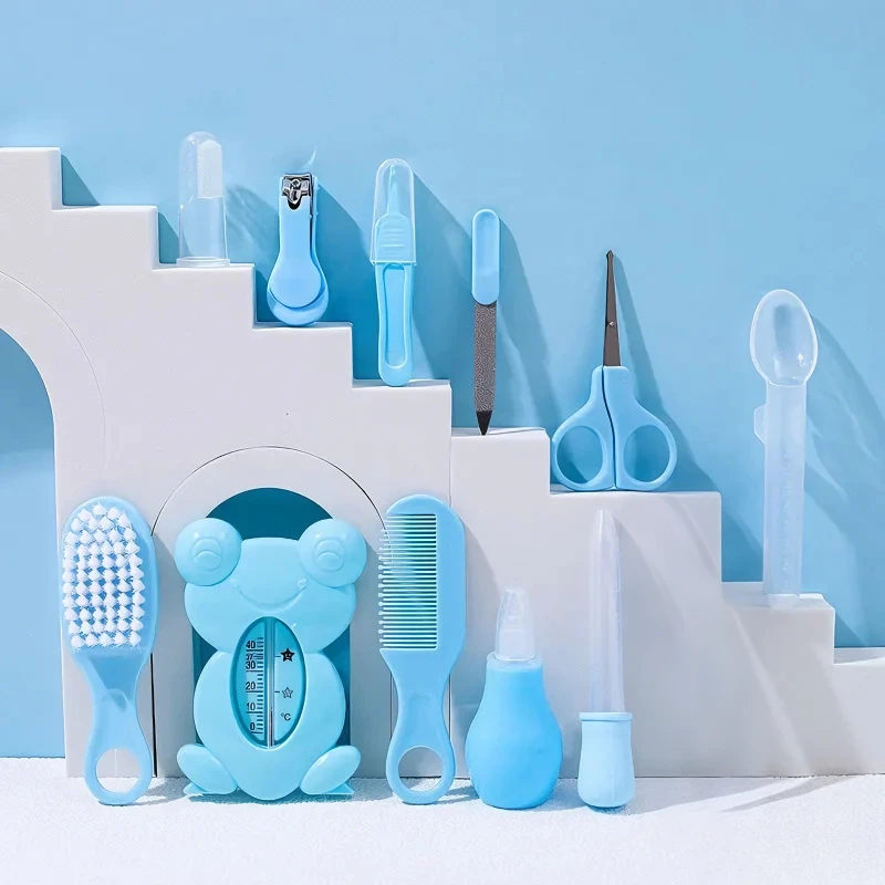 Kit de cuidado del bebé para uñas y cabello, portátil con bolsa - imagen 4