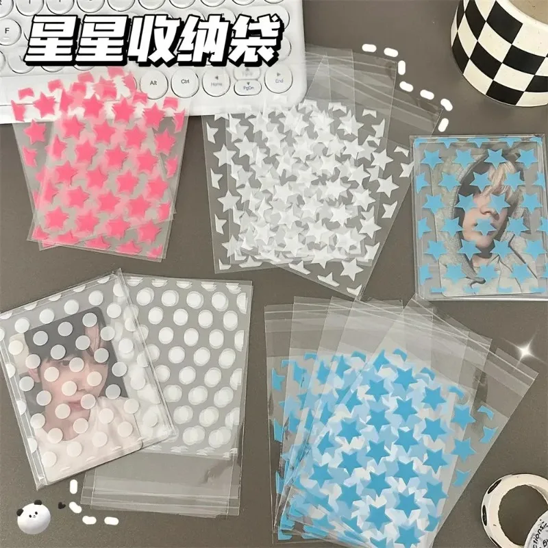 Bolsas transparentes autoadhesivas de PVC con estrellas para álbumes - imagen 3