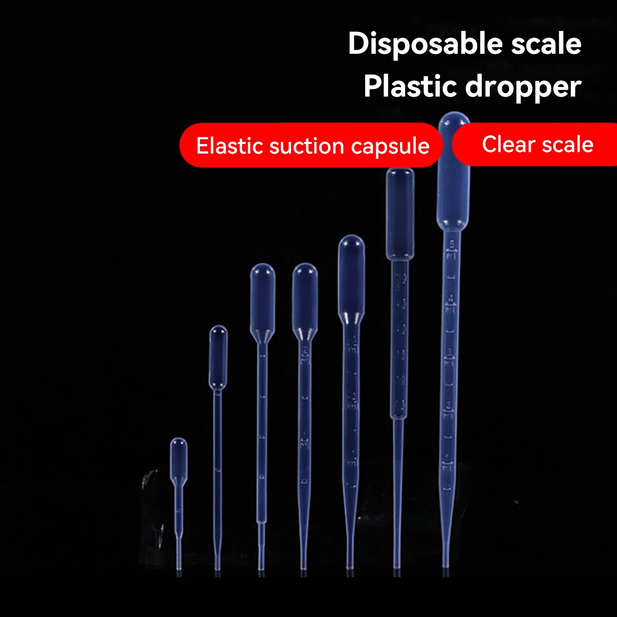 Pipetas desechables graduadas para medir líquidos con precisión - imagen 2